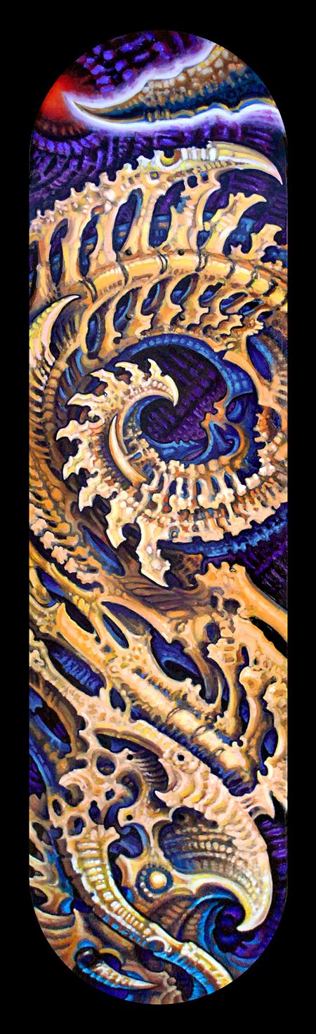 Tattoos - Oil on skateboard 2009 - 109817